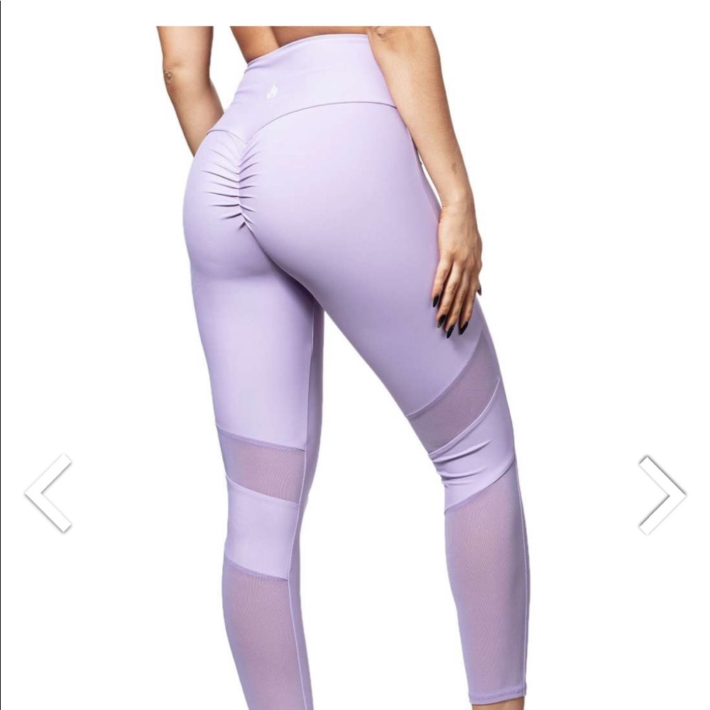 Ryderwear violet Purple scrunch but leggings